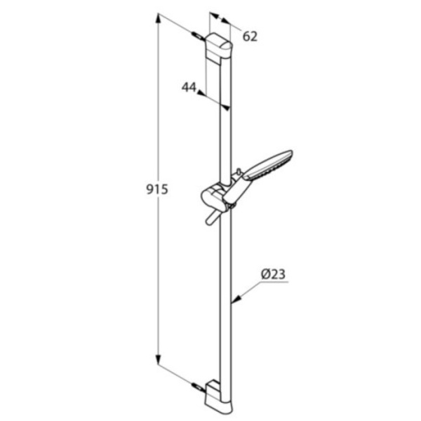 Душевой гарнитур Kludi Freshline 6784091-00 Душевой гарнитур Kludi Freshline 6784091-00