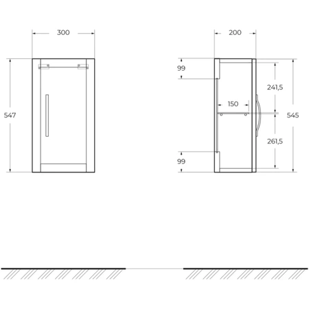 Шкаф подвесной Cezares Tiffany 55245 Grigio Nuvola