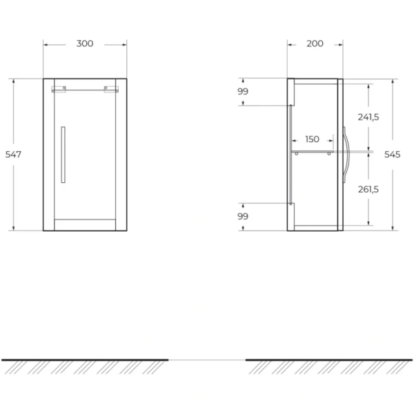 Шкаф подвесной Cezares Tiffany 54957 Bianco opaco