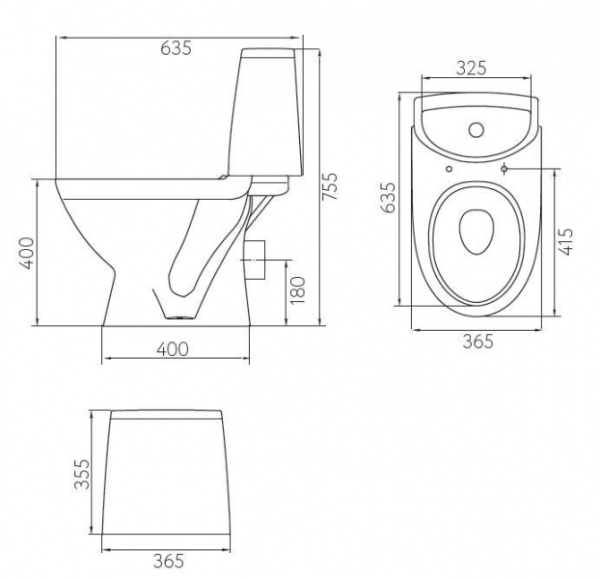 Унитаз-компакт Kolo Runa L89208000