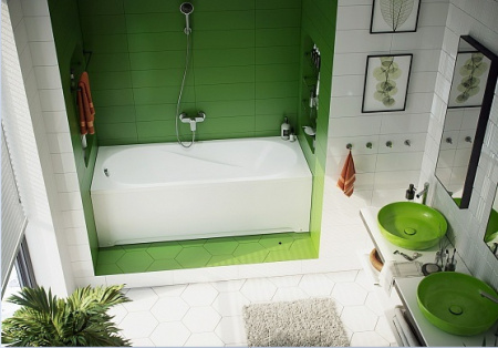 Акриловая ванна Aquatek Либерти Lifestyle (170x70) BER170-0000001