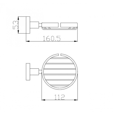 Мыльница BENNBERG CHROME BA-24