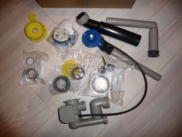 Слив для ванны Geberit с поворотным механизмом 150.520.21.1