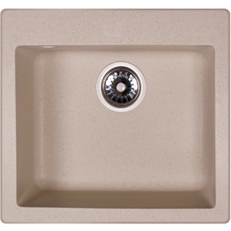 Мойка гранитная Ganzer 45x48,5 см (бежевый) GZ45485М