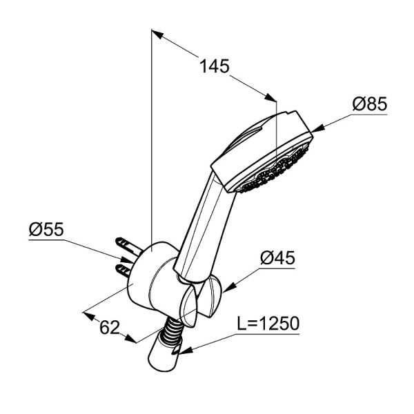 Душевой набор Kludi Zenta 6065005-00