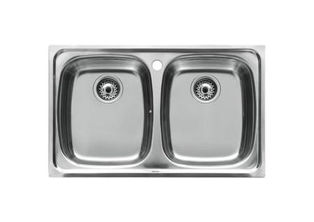 Двойная кухонная мойка Roca P 876620805