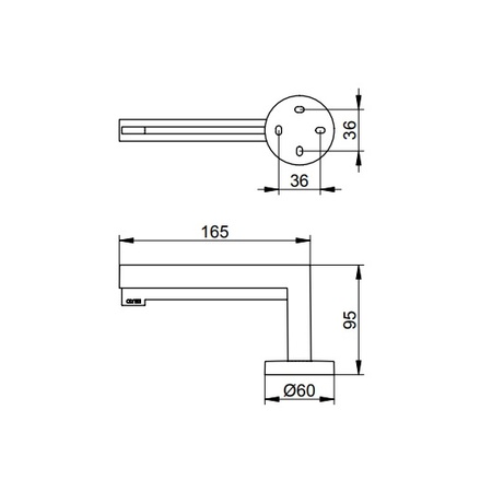 Держатель туалетной бумаги Keuco Edition 90 19062 010000