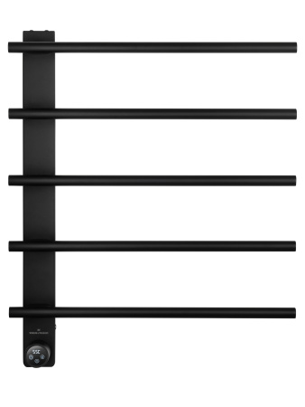 Полотенцесушитель электрический WONZON & WOGHAND NÜRNBERG, черный матовый WW-AL345-MB