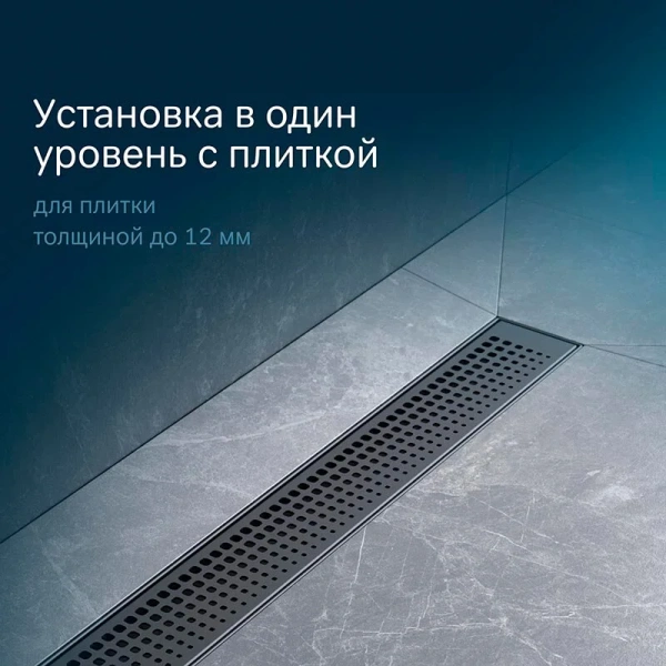 Душевой лоток 70 см Am.Pm MasterFlow W01SC-P11-070-01BM черный матовый