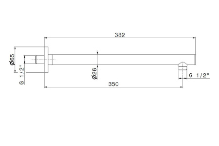 Душевой кронштейн Kerama Marazzi Ole 27670KM.01.093