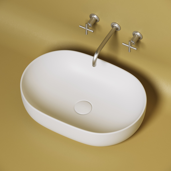 Раковина накладная (60х41,5) Ceramica Nova ELEMENT CN6047MW