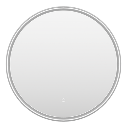 Зеркало (60х60)  Brevita Pluto  PLU-Nim6-060-platinum