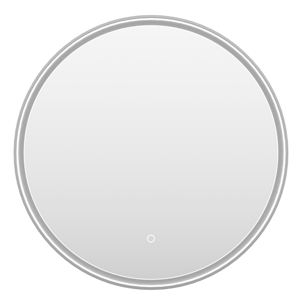 Зеркало (60х60)  Brevita Pluto  PLU-Nim6-060-platinum