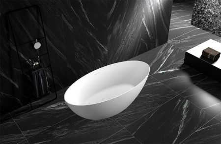 Акриловая ванна (170х80) ABBER AB9374-1.7 без гидромассажа, белый