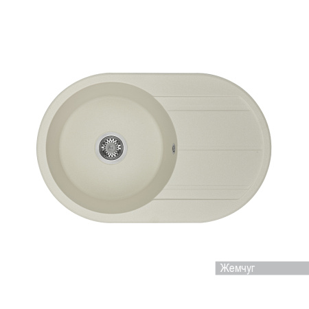 Кухонная мойка Aquaton Амира 1A712932AI240 жемчуг