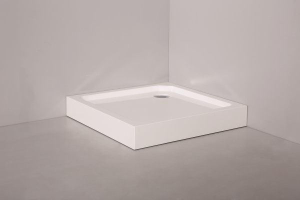 Душевой поддон (80х80) CEZARES TRAY-SMC-A-80-550-150-W