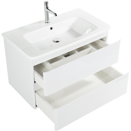 База под раковину BelBagno 80 ALBANO-CER-800-2C-SO-BL подвесная Bianco Lucido