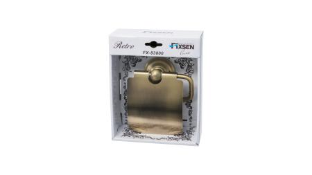 Бумагодержатель FIXSEN Retro с крышкой FX-83810