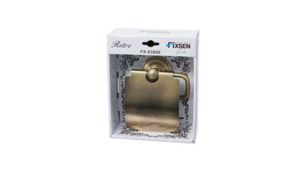 Бумагодержатель FIXSEN Retro с крышкой FX-83810