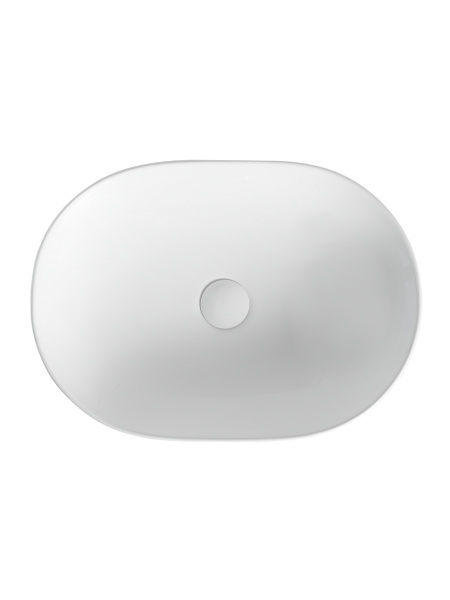 Раковина накладная (48х35,5) Orange  B05-480W белый глянец