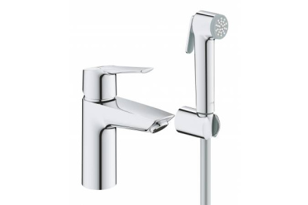 Смеситель для раковины с гигиеническим душем GROHE QuickFix Start 23123 003 (23123003) хром