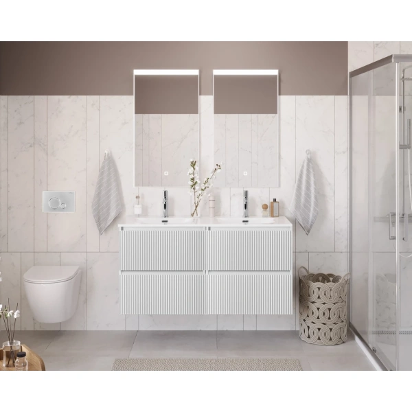 Тумба под раковину 120 BelBagno Uno UNO-1200-4C-SO-BO белый матовый, без раковины