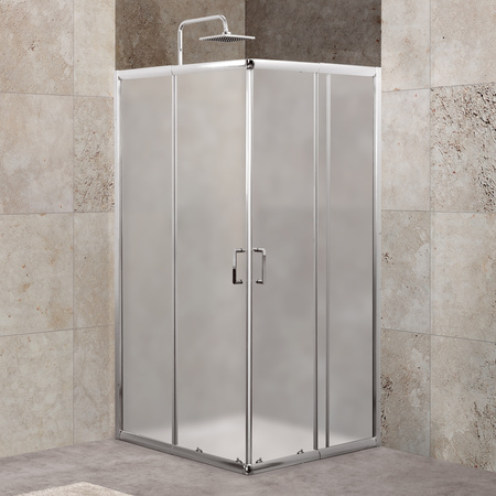 Душевой уголок (85х85) BelBagno UNIQUE-A-2-85/100-M-Cr