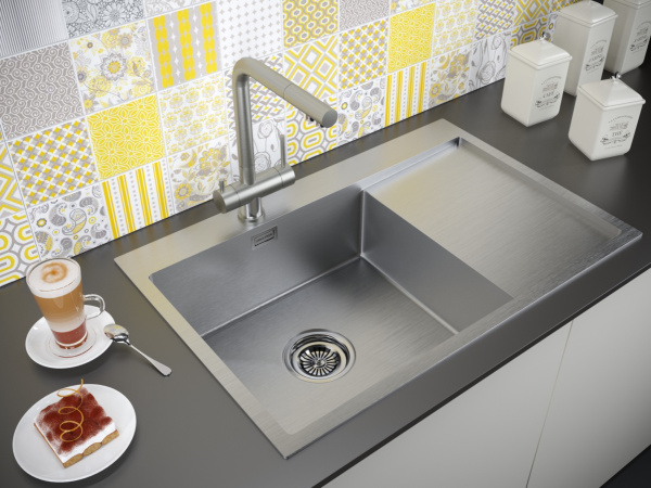 Смеситель для кухни с подключением к фильтру  Paulmark Skalen Sk213020-SS