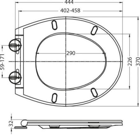 Крышка-сиденье BelBagno Prospero BB1033SC