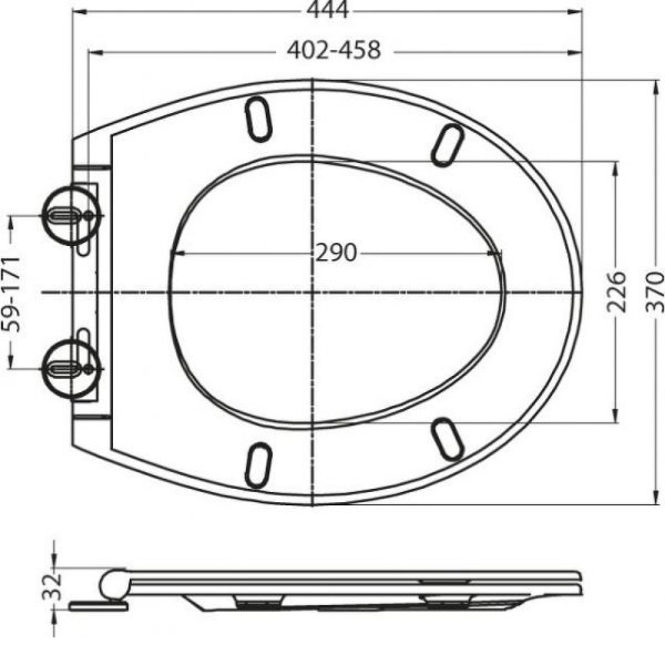 Крышка-сиденье BelBagno Prospero BB1033SC Крышка-сиденье BelBagno Prospero BB1033SC