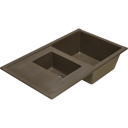 Кухонная мойка Aquaton Делия 87 1A716232DE280 кофе