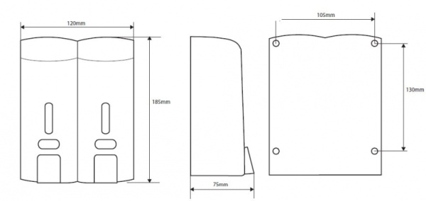Диспенсер для жидкого мыла Bemeta Hotel 121209132