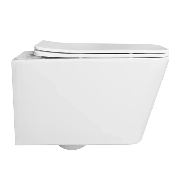 Унитаз подвесной безободоковый Aquatek Либра AQ0530N-00 микролифт