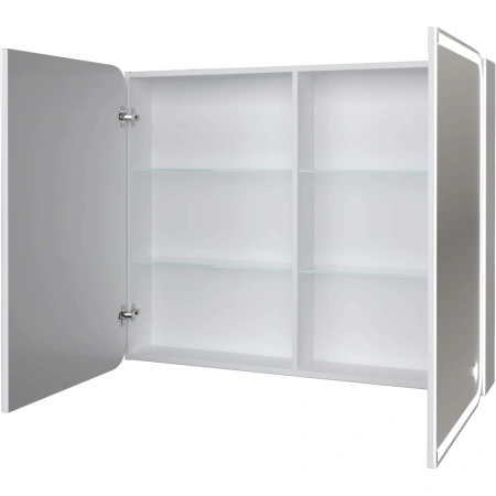 Зеркало-шкаф (90х80) Grossman Адель 209004 с LED подсветкой правая