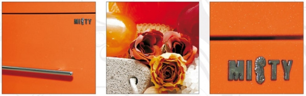 Мебель для ванной Misty ЕЛЕНА 70 оранж 2ящ