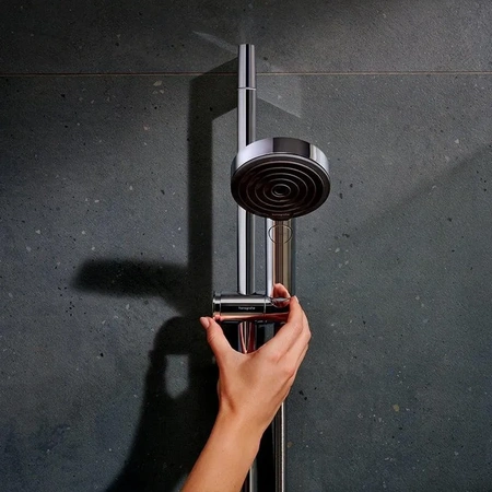 Термостат для душа с душевым гарнитуром Hansgrohe Pulsify Select S 105 3jet Relaxation EcoSmart 24261000 хром