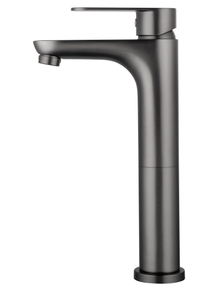 Смеситель для раковины высокий WONZON & WOGHAND ALFA, темный графит WW-A40232-BGG