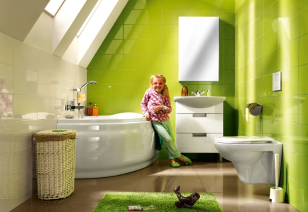 Ваннаакриловая асимметричная Cersanit JOANNA 140х90 правая 63335