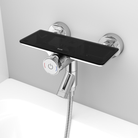Смеситель для ванны IDDIS Shelfy с управлением Push Control (SHESBBTi02WA)