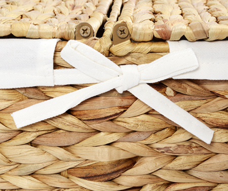 Плетеная корзина для белья WasserKRAFT Dill WB-610-L