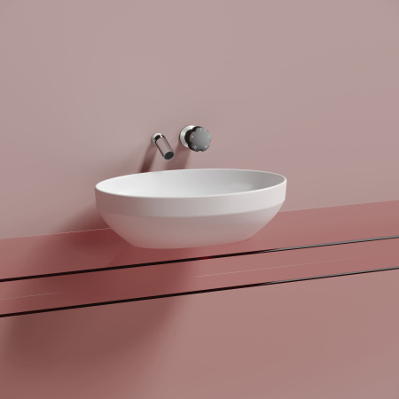 Раковина накладная (50,2х36,3) Ceramica Nova ELEMENT CN6056MW матовая