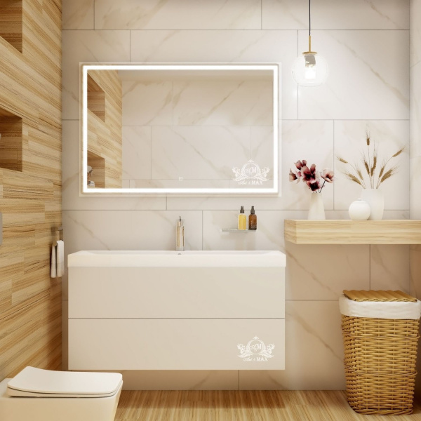 Зеркало с подсветкой Art&Max MONZA AM-Mon-1200-800-DS-F