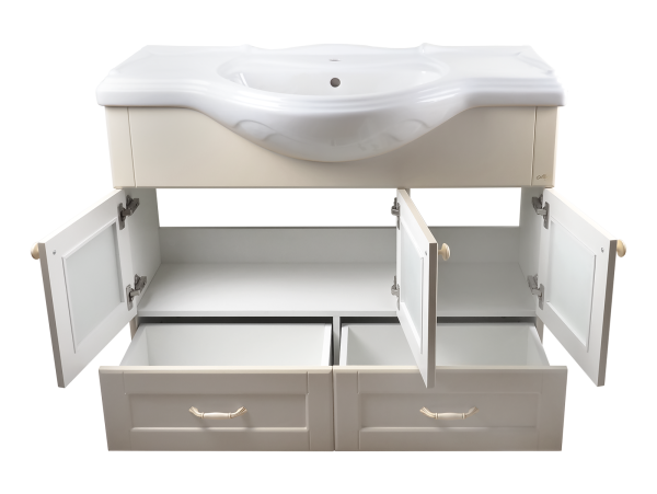 Тумба под раковину Misty Латте 105  П-Лат01105-0322Я