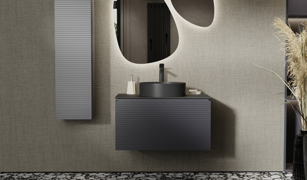 Тумба под раковину Jorno Stone 80  Stn.01.80/P/A/JR