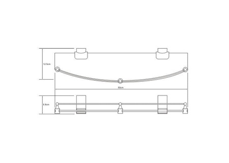 Полка WasserKraft Leine 5024