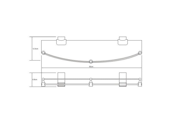 Полка WasserKraft Leine 5024