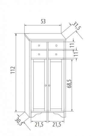 Тумба Eban FKMLR---N noce*6