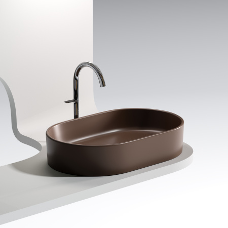 Раковина накладная (60,8х38,5) Ceramica Nova ELEMENT CN6048MDB