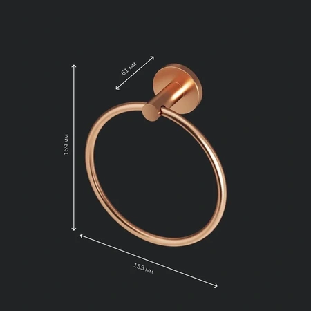 Кольцо для полотенец AM.PM X-Joy A85A34444 бронза