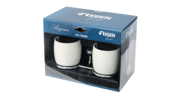 Стакан для зубных щеток FIXSEN Bogema двойной FX-78507